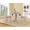 International Concepts Round 42 in Rd Pedestal Gathering Ht Table, 2 Counter Ht Stools, Gray Taupe, 42 W, 42 L, 35.5 in H K09-42DPT-S402-2 - alternate 2